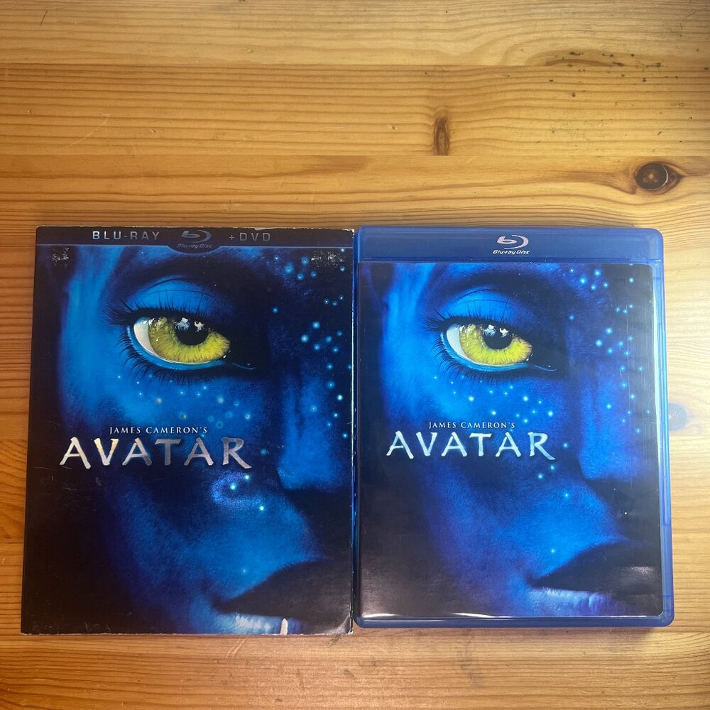 Avatar (Blu-ray, 2009) w/Slipcover No Digital Used Good - $7
